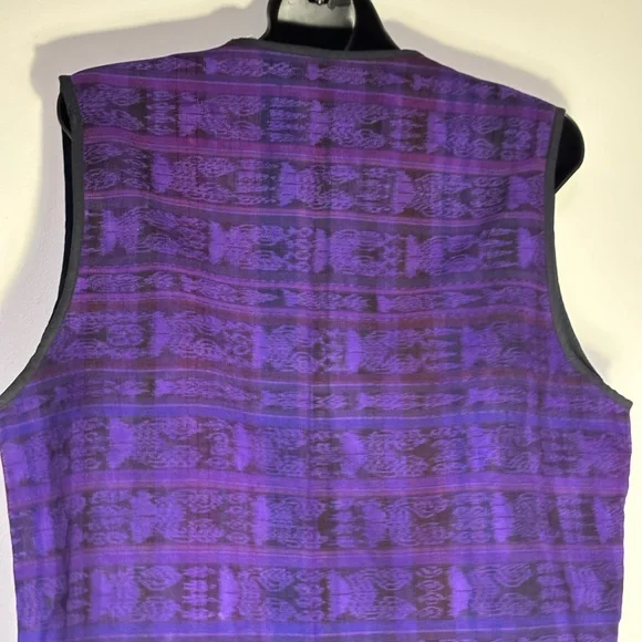 Elegant Purple Floral Women's Vest - Picture 8 of 10